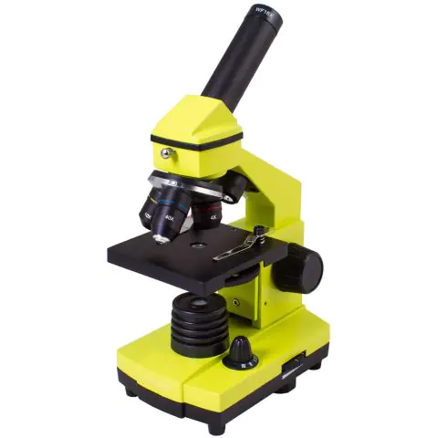 Микроскоп Levenhuk Rainbow 2L PLUS Lime (Лайм)
