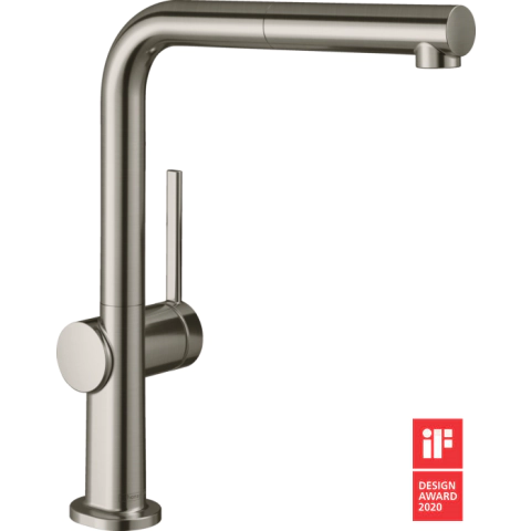 Смесител за кухня Hansgrohe Talis M54-H270 pull-out, steel-optic, (21961)