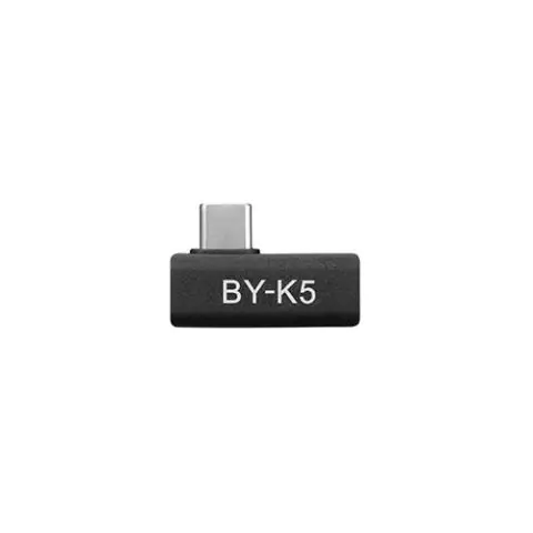 Адаптер BOYA USB-C женско към мъжко, Ъглов, Черен, (35934990)