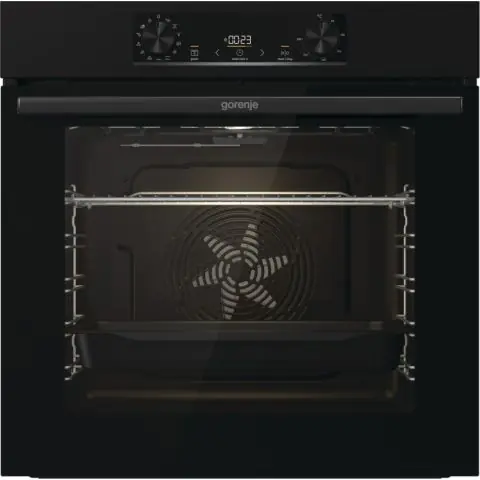 Готварска фурна за вграждане GORENJE BOP6737E02BK, 77 L, Пиролиза, Функция AirFry, Черен, (21350)