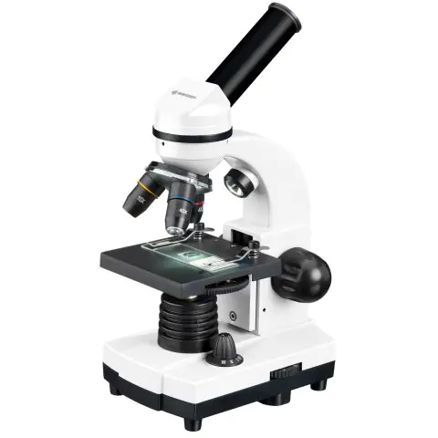 Микроскоп Bresser Junior Biolux SEL 40–1600x с кутия, бяла