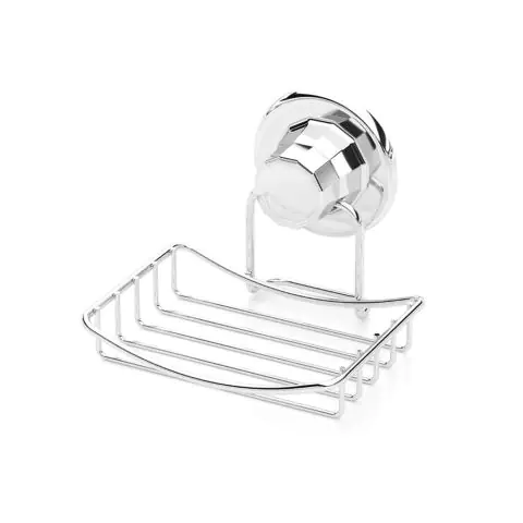 Поставка за сапун TEKNO TEL DM 265, 13х12х10 см, Вакуум, Хром, (18304)