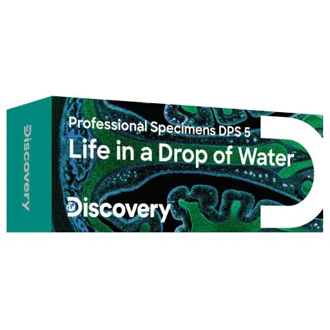 Набор от микропрепарати Discovery Prof DPS 5. „Живот в капка вода“