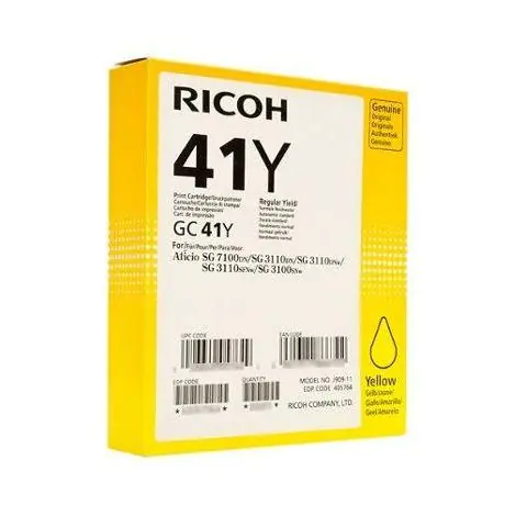 Мастило гел RICOH GC41Y 2200 копия Yellow, (35932485)