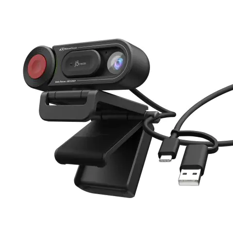 Уеб камера j5create JVU250, 4K Ultra HD, Микрофон, Автоматичен и ръчен фокус, (35936698)