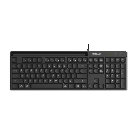 A4tech Fstyler FX72 Жична клавиатура, ниско профилна, ножична технология, кирилизирана, черна, (35940114)