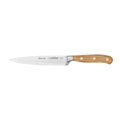 Карвинг нож Giesser BestCut, острие 15 cm,дръжка от маслиново дърво 8670 15, (35945310)
