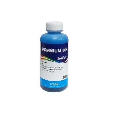 Бутилка с мастило INKTEC за HP C6657,C8728A, 51649, 100ml, Cyan, (35933560)