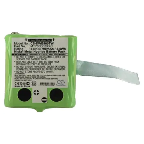 Батерия за радиостанция DeTeWe Outdoor 8000 MT700D03XXC NIMH 4,8V 700mA Cameron Sino, (35939806)