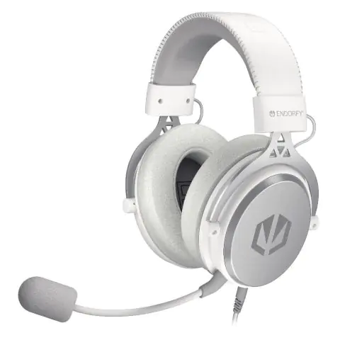 Геймърски слушалки ENDORFY Viro Plus 7.1 USB - Onyx White, (35939258)