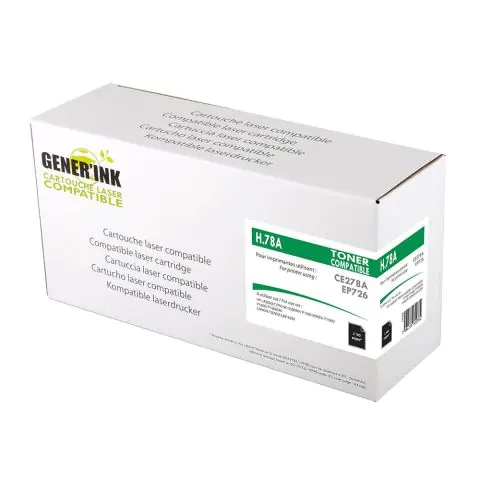 Тонер касета GENERINK CE278A, P1566/P1560/P1600/P1606/M1536/M1530, HP, Черен, (35932477)