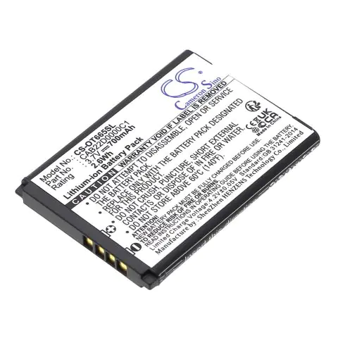 Батерия за мобилен телефон ALCATEL 2010D, One Touch 356, One Touch 665 CAB22B0000C1 LiIon 3,7V 700mAh CAMERON SINO, (35939795)
