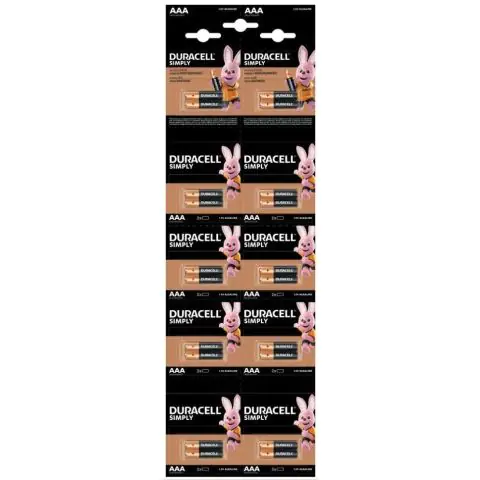 Алкална батерия DURACELL BASIC LR03 20pk блистер /10 * 2/ HBDC 1.5V, (35940130)