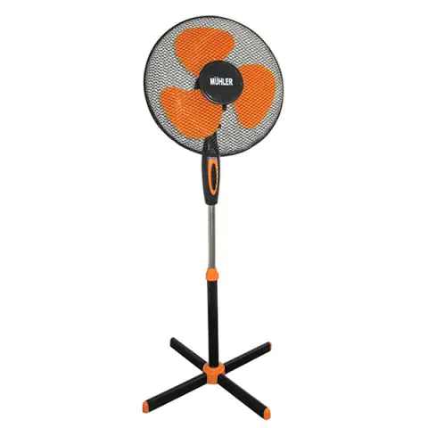 Вентилатор на стойка 16''Muhler FM-5070, 40W, черно-оранжево, (35940766)