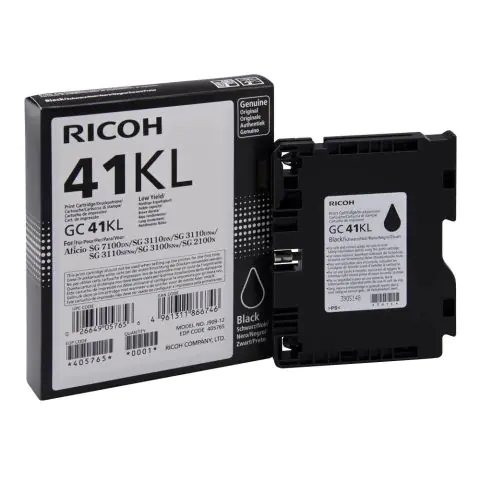 Мастило гел RICOH GC 41KL, GelJet SG 2100N/2100DN, 600 копия Черен, (35932667)