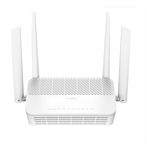 Безжичен рутер Cudy WR3000H, AX3000, 2.4/5 GHz, 1x 2.5Ghz WAN port, 10/100/1000, (35939482)