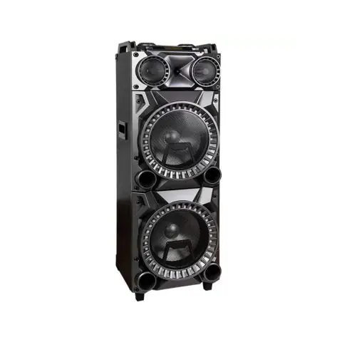 Преносима караоке система ZEPHYR ZP 9999 2G12, 2х12 инча, Bluetooth, USB, Жак за китара, AUX, 2 микрофона, Дистанционно, (18336)