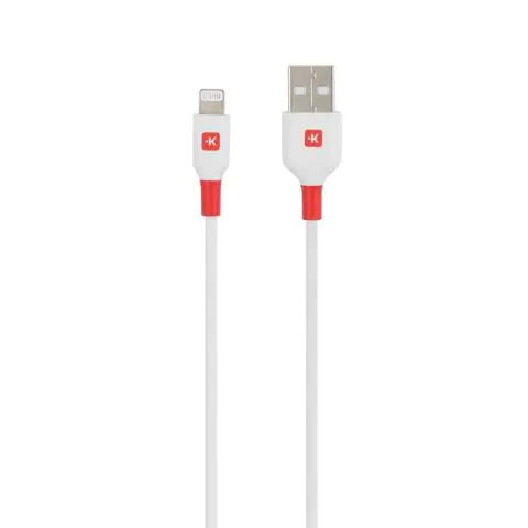 Кабел Skross, Lightning - USB-A 2.0 мъжко, 2.0 м, Бял, (35937089)