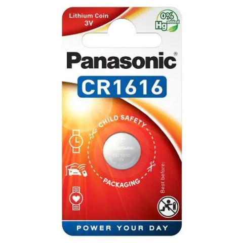 Бутонна литиева батерия PANASONIC CR-1616, 3V, (35935750)