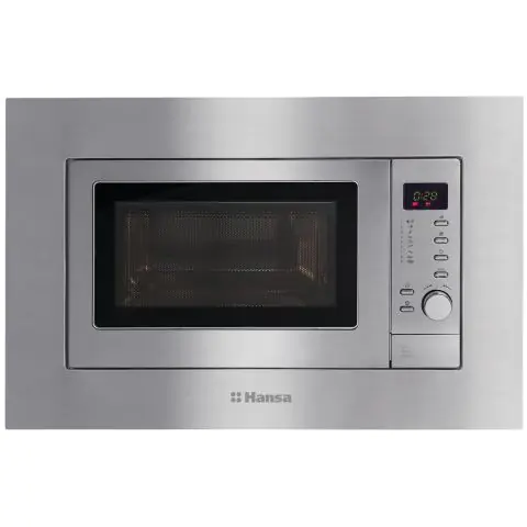 Микровълнова фурна за вграждане Hansa AMG20IFH,20L, 1200W, 9 програми, LED Дисплей, Инокс, (13860)