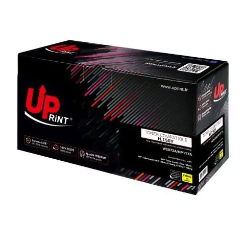 Тонер касета UPRINT HP W2072A, HP 117A, HP Color 150a/150nw/ MFP 178nw/179fnw, 700k, Yellow, (35936244)