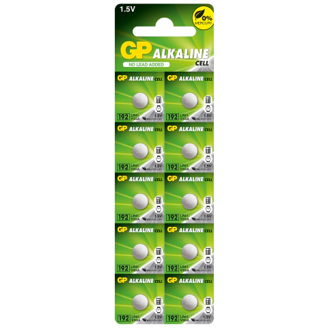 Бутонна алкална батерия GP BATTERIES GP192, LR-41, 1.55V, AG3, (35932504)
