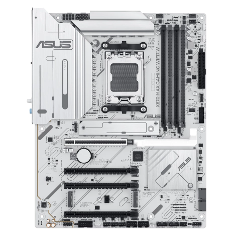 Дънна платка ASUS X870 MAX GAMING WHITE WiFi7 AM5 DDR5, (35940029)