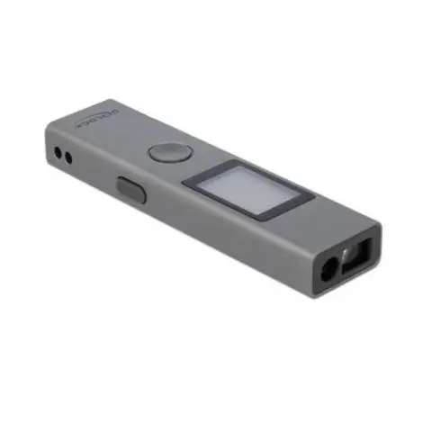 Лазерен далекомер DeLock 64071, 3 cm - 40 m, Точност 2 мм, Сив, (35935766)