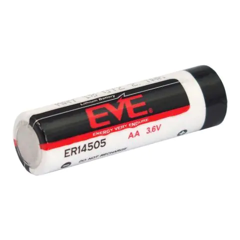 Литиево тионилхлоридна батерия 3,6V AA R6 2,7Ah ER14505 /STD /с пъпка/ EVE BATTERY, (35934447)