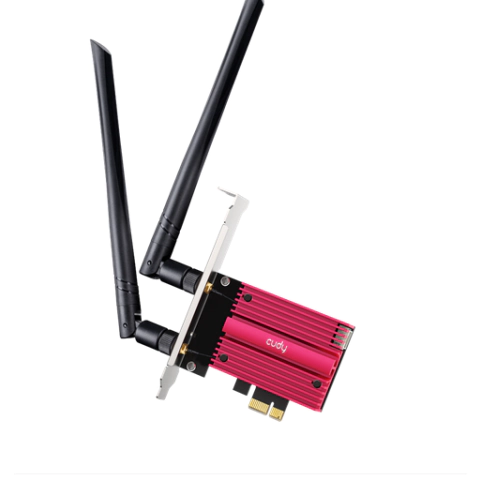 Мрежова карта Cudy WE9300, PCIe, 3-бандов, 5.7 Gbps, 2.8 Gbps, 688 Mbps, WiFi 7, Bluetooth 5.4, (35939484)