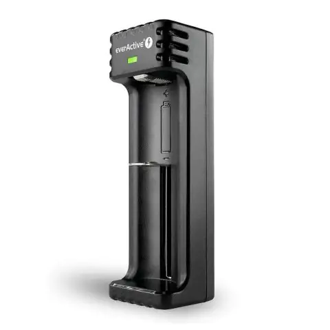 Зарядно устройство за LiIon батерии 3,7v CR18650,CR123,14500 1 гнездо USB micro LC-100 EverActive, (35935723)