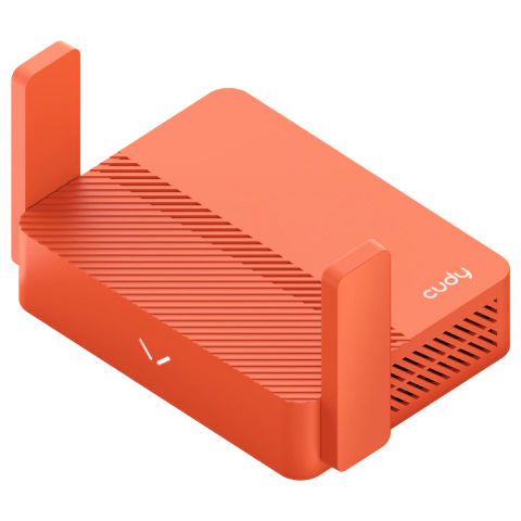 Безжичен рутер CUDY Travel TR1200, AC1200, 2 x 10/100 Mbps, USB3.0, червен, (35937000)