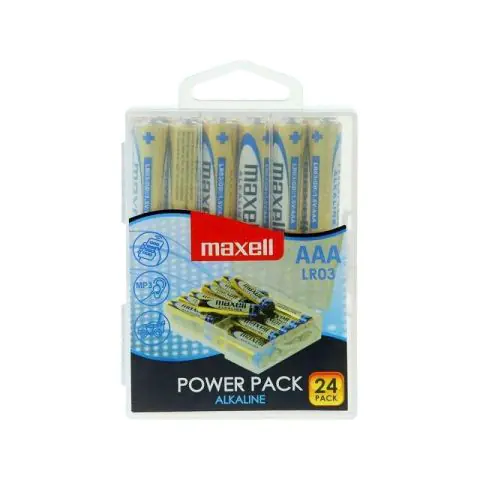 Алкални батерии MAXELL LR03 1,5V AAA 24 бр. блистер PVC case, (35932535)