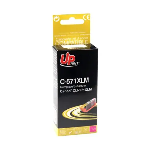 Мастилница UPRINT CLI 571XL-M CANON, Magenta, (35932744)