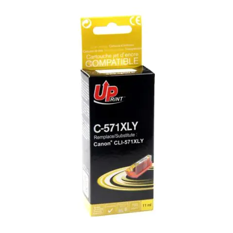 Мастилница UPRINT CLI 571XL-M CANON, Yellow, (35932745)