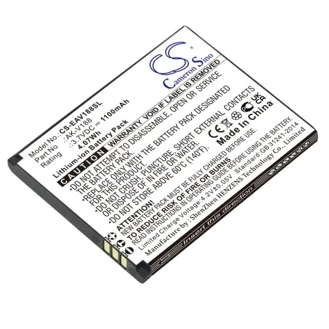 Батерия за мобилен телефон EMPORIA Touch Smart, Touch Smart 2, Touchsmart V188 AK-V188 LiIon 3,7V 1100mAh CAMERON SINO, (35939788)