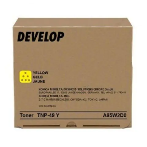 Тонер касета DEVELOP TNP49Y, ineo+ 3351, +3851, 12000 k., Yellow, (35935446)