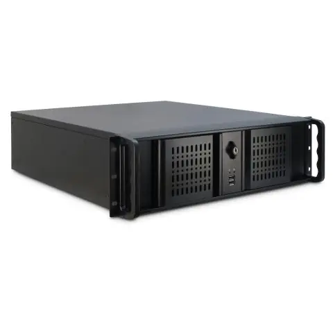 Кутия за сървър InterTech 3U 3098-S, 19', Чернa, (35936106)