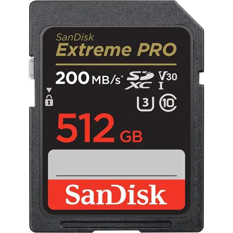 Карта памет SANDISK Extreme PRO SDHC, 512GB, (35935431)