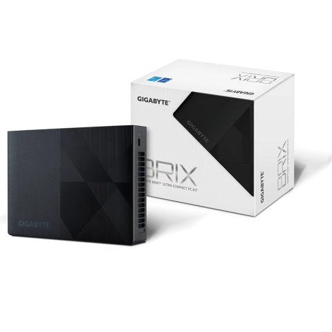 Настолен компютър Gigabyte BNi3-N305, 1 x SO-DIMM DDR4, 2x M.2 SSD, WI-FI 6E + BT 5.2, (35937203)