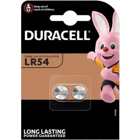 Батерия алкална DURACELL LR1130 LR54 AG10, 2pk блистер 1.5V, (35936901)