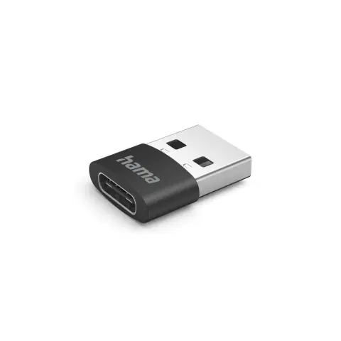 HAMA Преходник от USB-C - USB-A, 480 Mbit/s, 3 бр, 201532, (35938269)