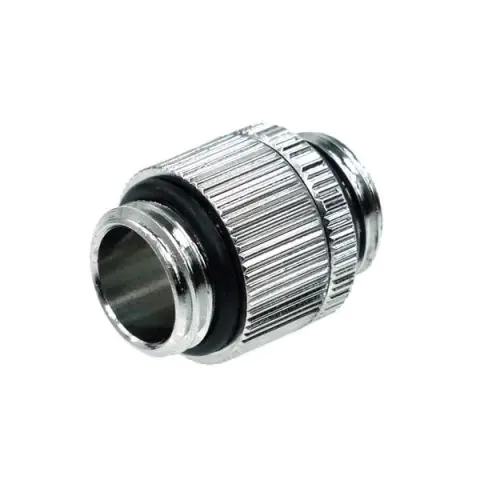 Адаптер Alphacool HF, Двоен нипел, G1/4 - G1/4, Въртящ се, Сребрист, (35936734)
