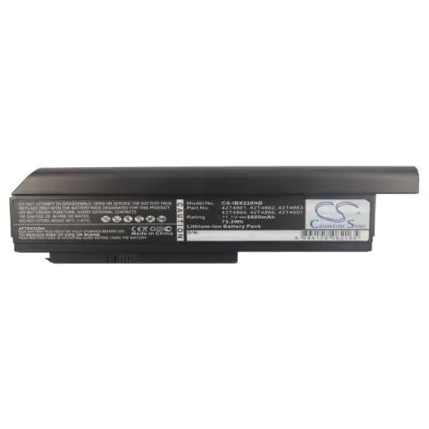 Батерия за лаптоп LENOVO Thinkpad X220, X230 42T4862 11,1V 6600mAh CAMERON SINO, (35936125)