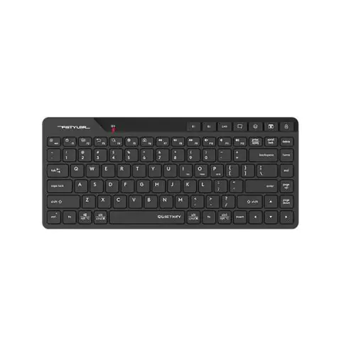 A4tech FBK26C AS Fstyler безжичнa мини тиха клавиатура, Multi-mode, презареждаема батерия, USB,кирилизирана, (35940104)