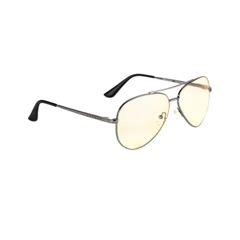 Компютърни очила GUNNAR Maverick Gunmetal Clear, Сребрист, (35933386)