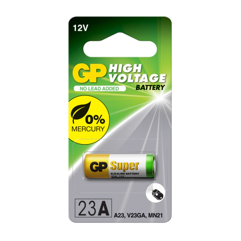 Алкална батерия GP 12 V 1бр. blister за аларми А23, (35932508)