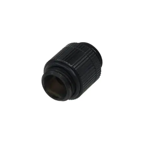 Адаптер Alphacool HF, Двоен нипел, G1/4 - G1/4, Въртящ се, Черен мат, (35936735)