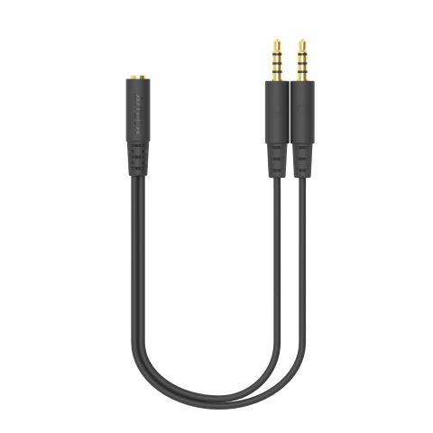 А4Tech Адаптер 3.5 mm жак женско - 2 x 3.5 mm жак мъжко, (35940099)