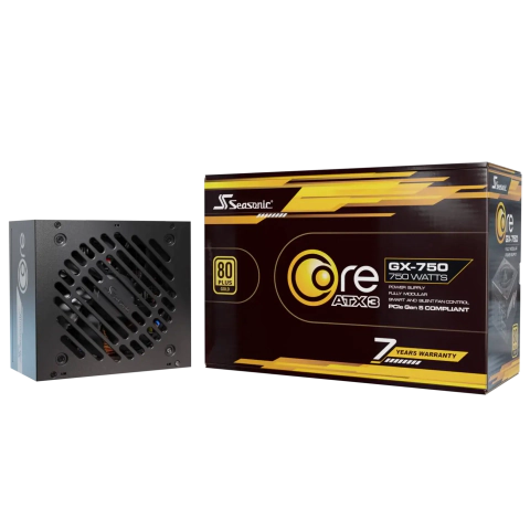 Захранващ блок Seasonic CORE GX White 750W 80+ Gold, Fully Modular, ATX 3.1, PCIe 5.1, (35940046)